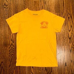 Frontline USMC 2nd Battalion Fox Company MCRD San Diego Shirt Small Yellow